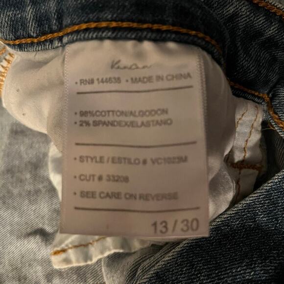 KanCan Distressed High-Rise Straight Leg Jeans Size 13/30 - Picture 6 of 7